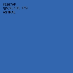 #3267AF - Astral Color Image