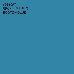 #3285A7 - Boston Blue Color Image