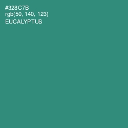 #328C7B - Eucalyptus Color Image