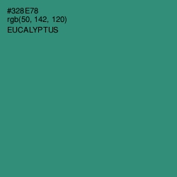 #328E78 - Eucalyptus Color Image