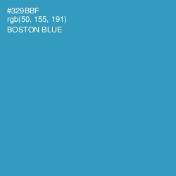 #329BBF - Boston Blue Color Image