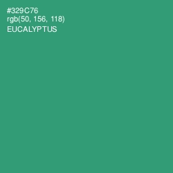 #329C76 - Eucalyptus Color Image