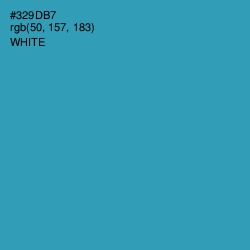 #329DB7 - Boston Blue Color Image
