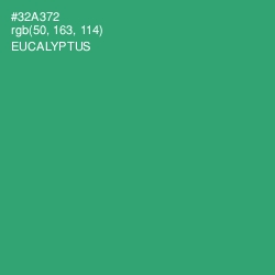 #32A372 - Eucalyptus Color Image