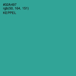 #32A497 - Keppel Color Image