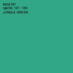 #32A787 - Jungle Green Color Image