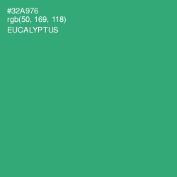 #32A976 - Eucalyptus Color Image