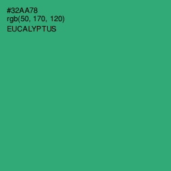 #32AA78 - Eucalyptus Color Image