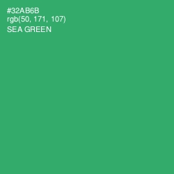 #32AB6B - Sea Green Color Image