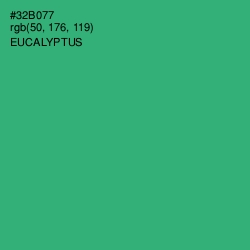 #32B077 - Eucalyptus Color Image