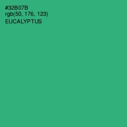 #32B07B - Eucalyptus Color Image