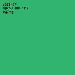 #32B46F - Sea Green Color Image