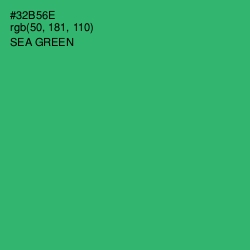 #32B56E - Sea Green Color Image