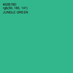#32B78D - Jungle Green Color Image
