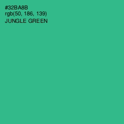 #32BA8B - Jungle Green Color Image