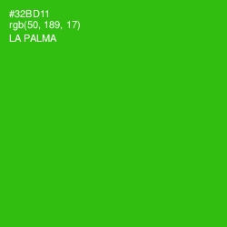 #32BD11 - La Palma Color Image
