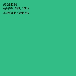 #32BD86 - Jungle Green Color Image