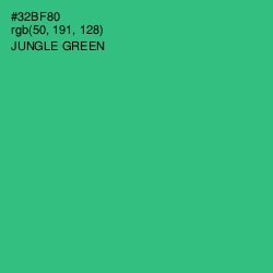 #32BF80 - Jungle Green Color Image