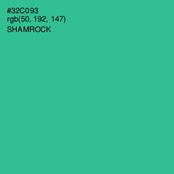 #32C093 - Shamrock Color Image