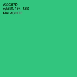 #32C57D - Malachite Color Image