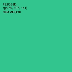 #32C58D - Shamrock Color Image