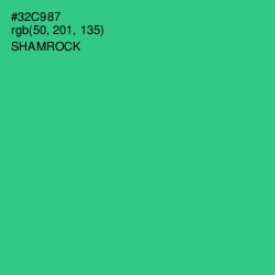 #32C987 - Shamrock Color Image