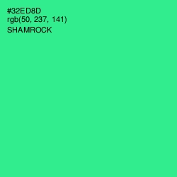 #32ED8D - Shamrock Color Image