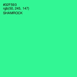 #32F593 - Shamrock Color Image