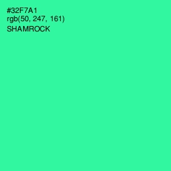 #32F7A1 - Shamrock Color Image