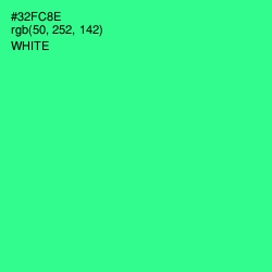 #32FC8E - Shamrock Color Image