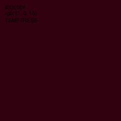 #33000F - Temptress Color Image