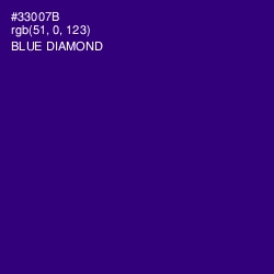 #33007B - Blue Diamond Color Image