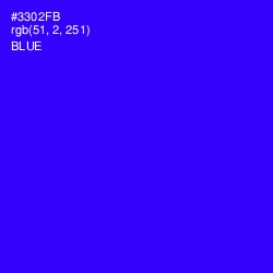 #3302FB - Blue Color Image