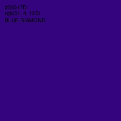 #33047D - Blue Diamond Color Image