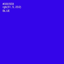 #3305E8 - Blue Color Image