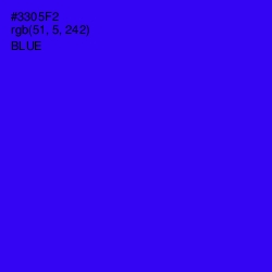 #3305F2 - Blue Color Image