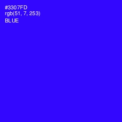 #3307FD - Blue Color Image