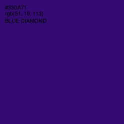 #330A71 - Blue Diamond Color Image