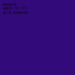 #330A79 - Blue Diamond Color Image