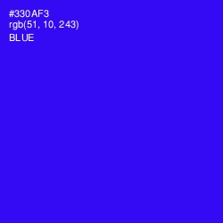 #330AF3 - Blue Color Image