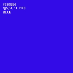 #330BE6 - Blue Color Image