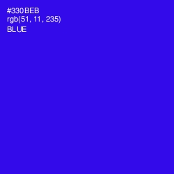 #330BEB - Blue Color Image