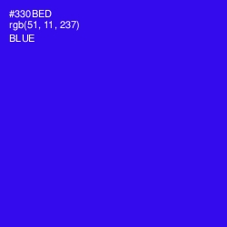 #330BED - Blue Color Image