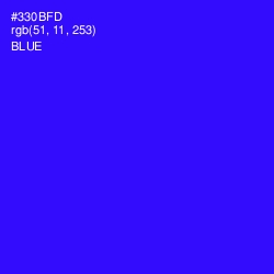 #330BFD - Blue Color Image