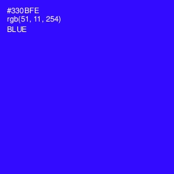 #330BFE - Blue Color Image