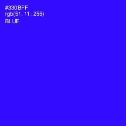 #330BFF - Blue Color Image