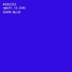 #330CE2 - Dark Blue Color Image