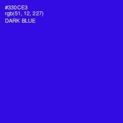 #330CE3 - Dark Blue Color Image