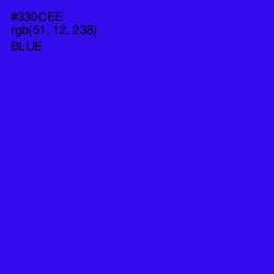 #330CEE - Blue Color Image