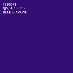#330D73 - Blue Diamond Color Image
